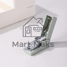 Степлер мини Deli ENS083GREEN ENS083 Linfini N10 24/6 (15 листов) зеленый 15 скоб, металл/пластик блистер