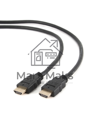 Кабель Cablexpert HDMI CC-HDMI4-6, 19M/19M, v2.0, медь, позол.разъемы, экран, 1.8м, черный, пакет