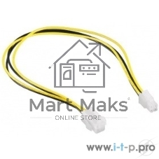 Удлинитель питания Cablexpert CC-PSU-7,ATX 4-Pin M/F, длина 0,3м