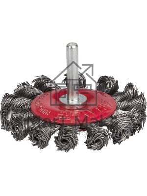 Кордщетка STAYER 35115-075_z01дисковая для дрели плетеные пучки проволоки 0.5мм 75мм