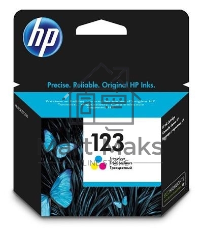 Картридж струйный HP 123 F6V16AE многоцветный, 100 стр., для HP DJ 2130