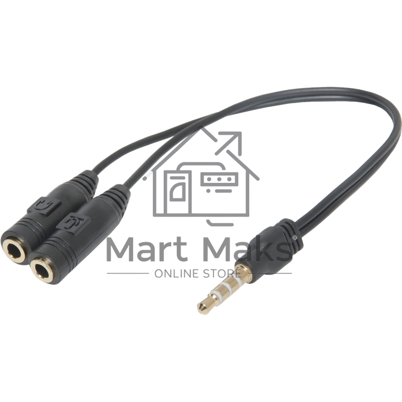 Переходник Defender Headset Jack 2*3.5jack - 3.5 4pin jack 0,15м