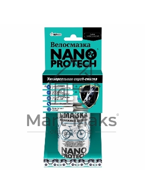 Смазка подвижных деталей NANOprotech для велосипеда, 210 мл