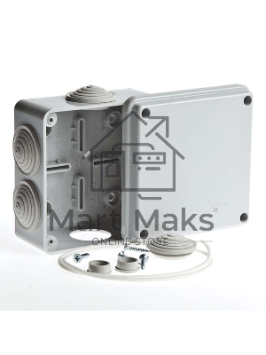 Рувинил 67050 Тусо.Коробка расп. для о/п, 100х100х50мм, 6вводов, IP54 