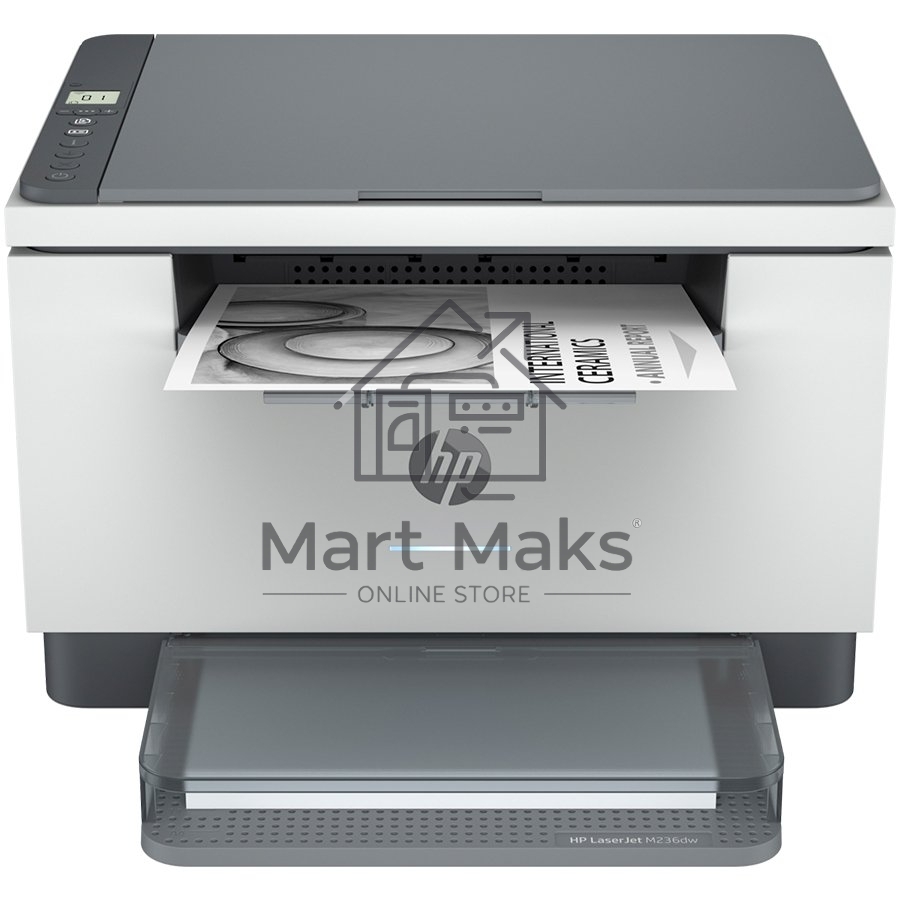 МФУ лазерный HP LaserJet M236dw (9YF95A), A4, ч/б, печ. до 29 стр/мин., 600 x 600 dpi, USB, RJ-45, Wi-Fi, Air Print, Mopria