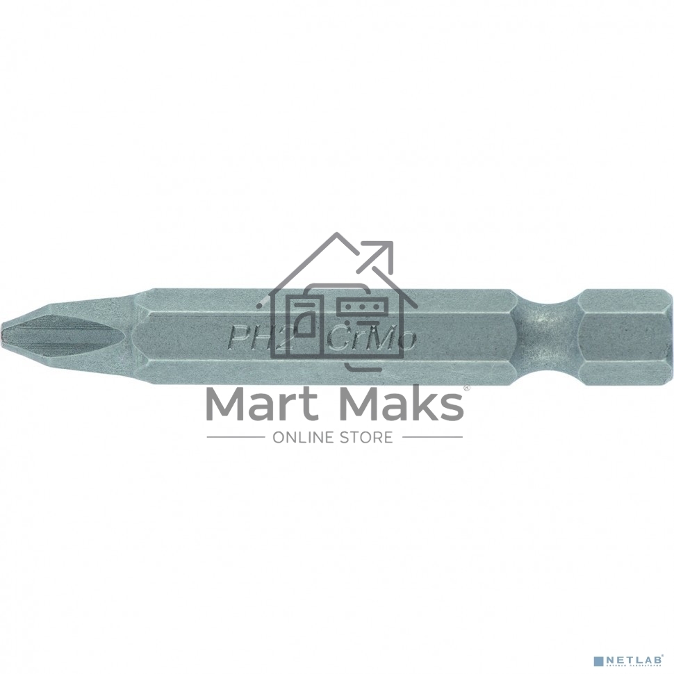 Набор бит СИБРТЕХ PH2x50, сталь CrMo, 5шт Сибртех 11241