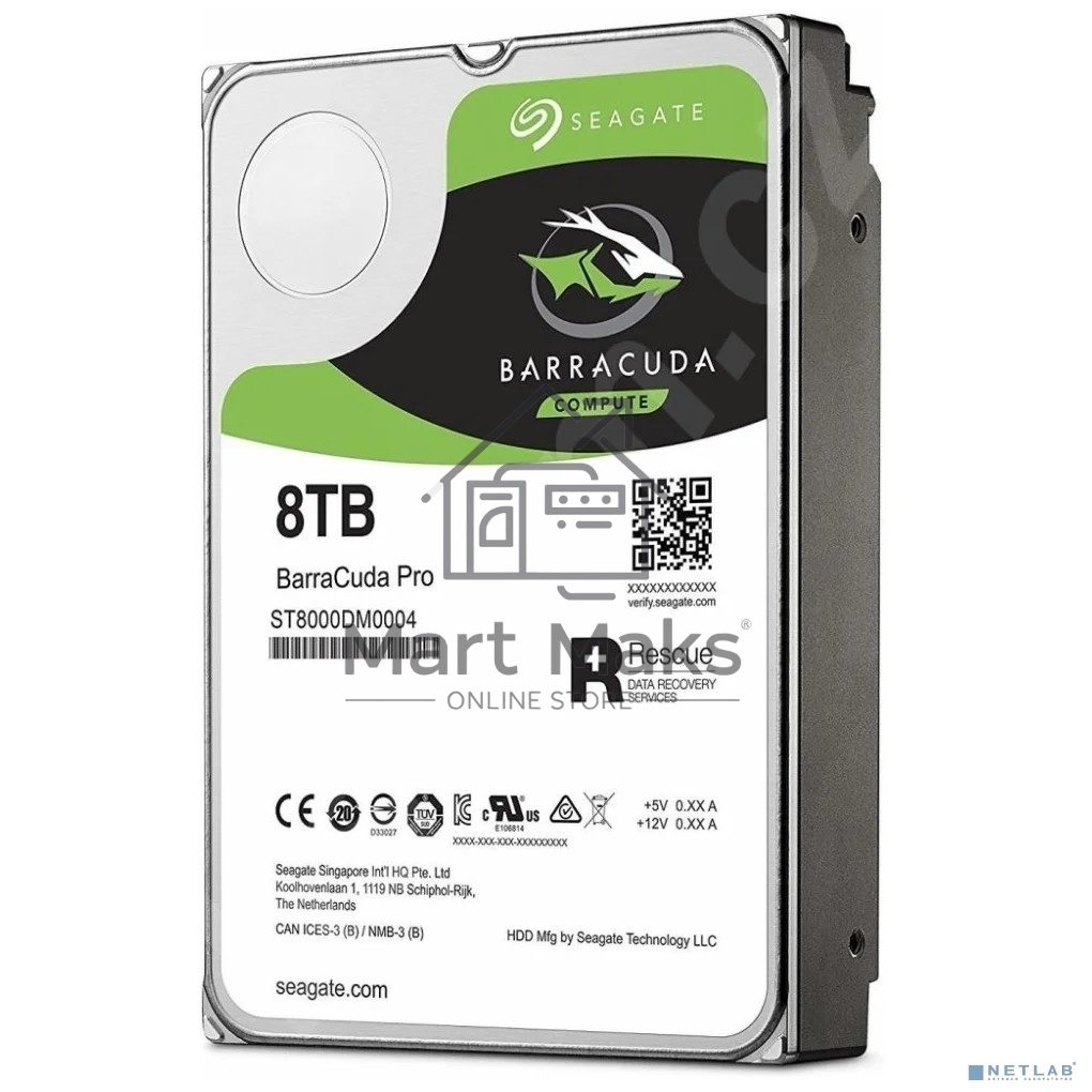 Жесткий диск Seagate SATA 8TB 5400RPM 6GB/S 256MB ST8000DM0043.5