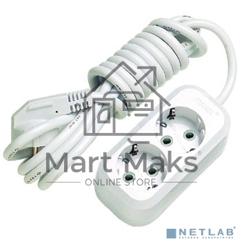 Удлинитель 2 гн 5 м с\з Makel MGP114