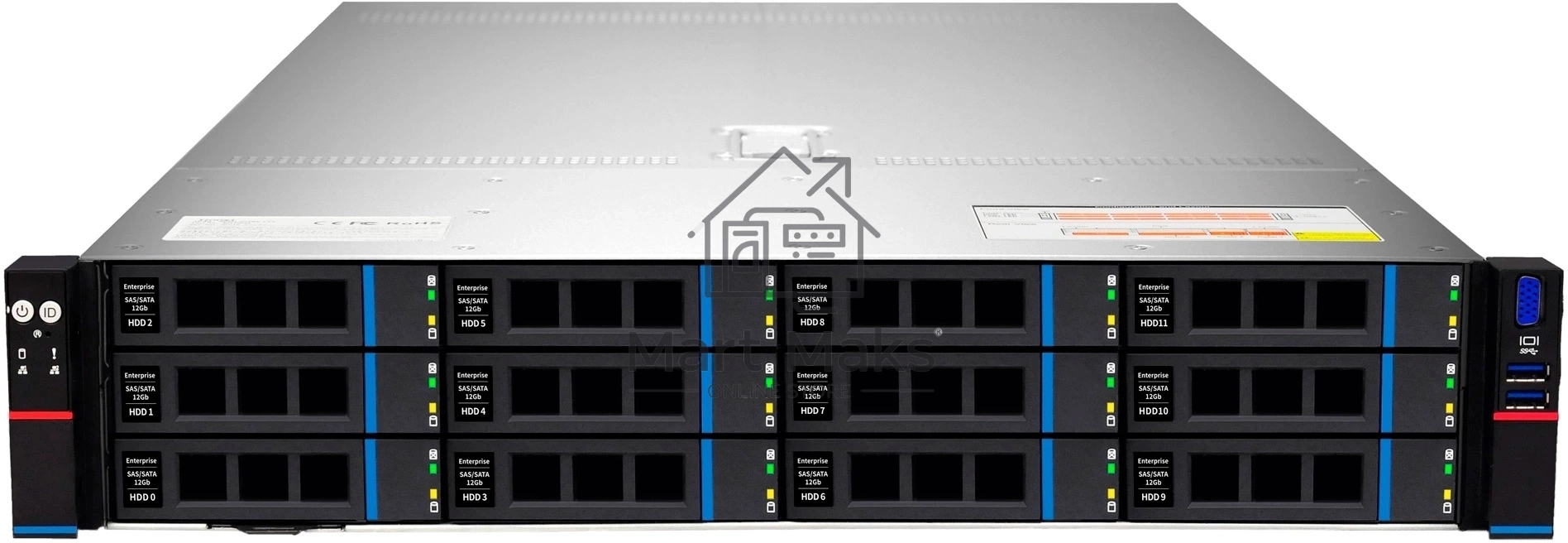 Сервер IRU Rock g2212ag4 2x9554 8x64Gb 9361-8I SGL 2x2200W w/o OS (2089958)