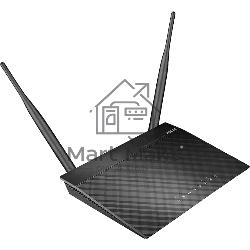 Сетевое оборудование ASUS RT-N12 E WiFi Router (RTL) 802.11b / g / n, 4UTP 10 / 100 Mbps, 1WAN, 300Mbps, 2x2dBi