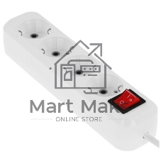 Сетевой фильтр Defender L340, 5 м, белый