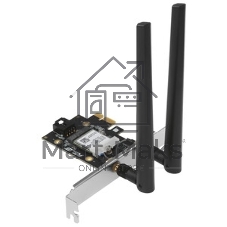 Сетевой адаптер ASUS PCE-BE6500 WiFi 7 Bluetooth 5.4 2882+2882+688Mbps 6GHz/5GHz/2.4GHz 
