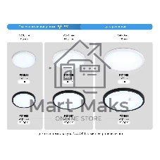 Светильник светодиодный ультратонкий Ambrella light FZ1951 WH белый IP54 20W 5000K D270*15 (Без ПДУ)