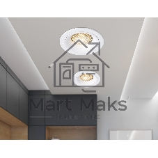 Светильник встраиваемый Ambrella light TN102721 WH белый GU5.3 92*92*23