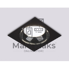 Светильник Ambrella light TN52342 SBK/GBK черный песок/черный глянец GX53 max 12W 115*115*25