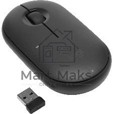 Мышь беспроводная Logitech Pebble M350 графитовый, 1000 dpi, радиоканал, Bluetooth, USB, кнопки - 3