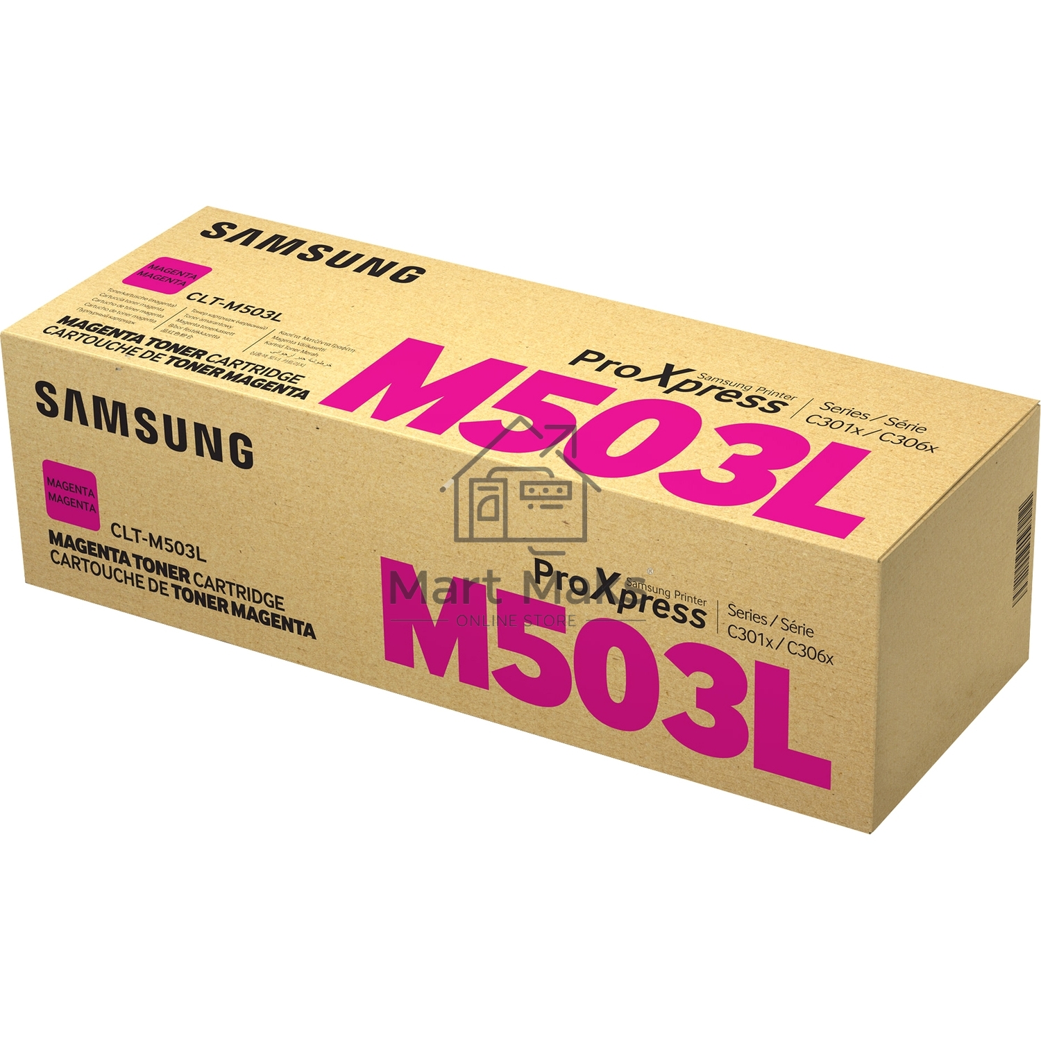 Картридж лазерный Samsung CLT-M503l SU283A пурпурный для Samsung C3010/C3060 (5000стр.)