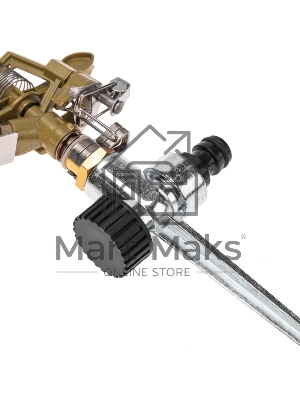 Разбрызгиватель латунный, импульсный, с регулировкой угла горизонта распыления до 26 м Четыре Сезона