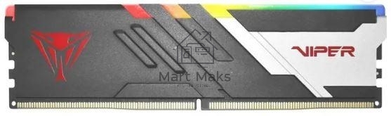 Оперативная память Patriot Viper Venom, DDR5, 32GB (2x16GB), 6600MHz, CL34, DIMM, с радиаторами, RGB, черный