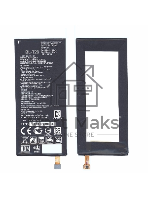 Аккумуляторная батарея BL-T23 для LG F690L, X Cam 4G 2500mAh / 9.63Wh 3,85V