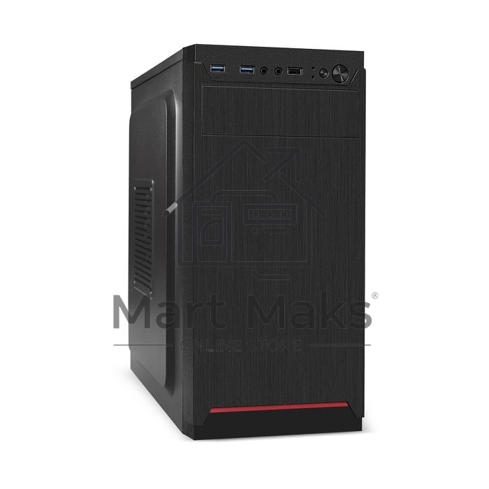 Компьютерный корпус Minitower ExeGate BAA-114U2 (mATX, без БП, 1*USB+2*USB3.0, аудио, черный)