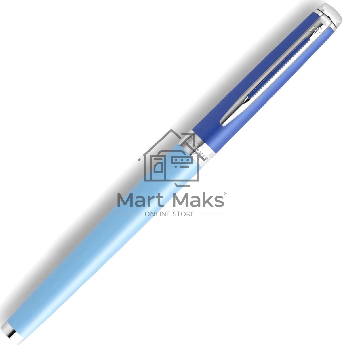 Ручка перьевая Waterman Hemisphere Colour Blocking (2179924) Blue CT сталь нержавеющая F, подарочная коробка