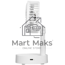Вентилятор Centek CT-5044 белый, настольный, 4 Вт, 3 скорости, 10 см
