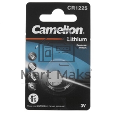 Элемент питания литиевый Camelion CR CR1225 BL-1 (блист.1шт) 3 В
