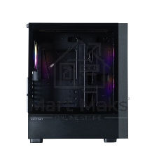 Корпус ZALMAN S6, ATX, BLACK, WINDOW, 2xCombo (3.5