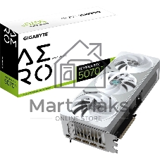 Видеокарта Gigabyte GeForce RTX 5070 Ti AERO, 16Gb GDDR7, 256 bit, HDMIx1, DP, GPU 2300 MHz