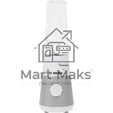 Блендер стационарный Bosch MMB2111T серебристый, 450 Вт, 1 скорость