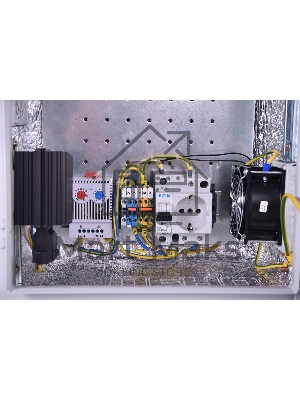 Шкаф ЭКОНОМ уличный всепогодный настенный укомплектованный (В400 Ш400 Г250), комплектация T2-IP65