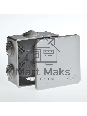 Коробка расп. для о/п Рувинил 67040 Тусо 85х85х40мм, 6 вводов, IP54