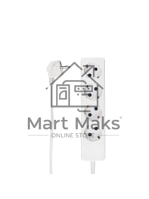 Удлинитель PROconnect OPTIMA 4 гнезда, 5 м, 2х0.75 мм², б/з, белый