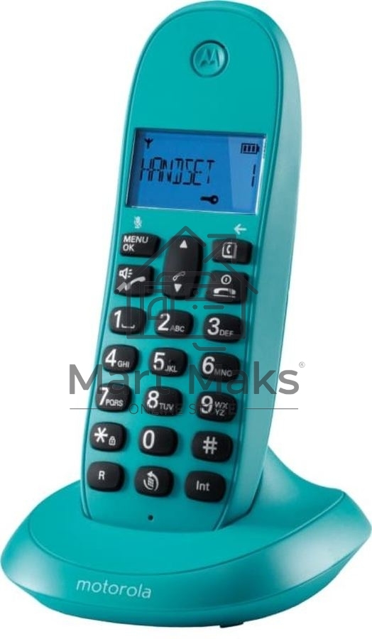 Радиотелефон Dect Motorola C1001LB+ бирюзовый