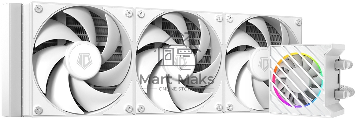 Система водяного охлаждения ID-Cooling DASHFLOW 360 XT LITE белый 120мм алюминий+медь 2000rpm 34db 4-pin 350W