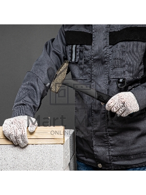 Перчатки трикотажные, с ПВХ точкой, 10 класс Россия