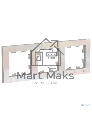 Рамка 3-м AtlasDesign универс. жемчуг SchE ATN000403