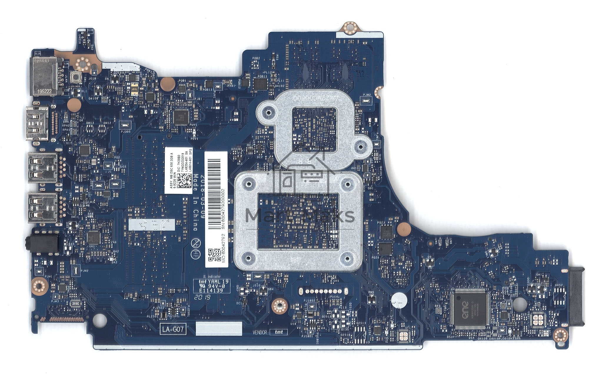 Материнская плата LA-G078P HP 255 G7 15T-DB 15-DB 15-DA 530 2GB A6-9225