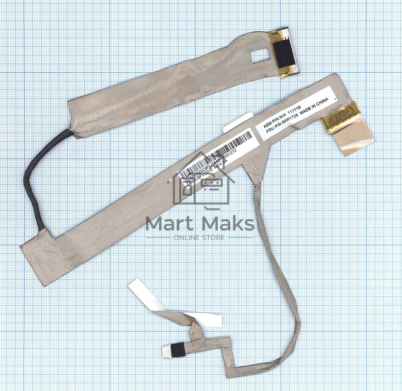 Шлейф матрицы для ноутбука Lenovo ThinkPad L520 HD