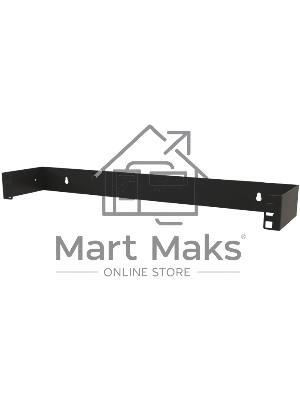 Кронштейн телекоммуникационный Hyperline BW19-1U-110F-RAL9005 настен. 1U 19