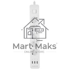 Удлинитель с USB зарядкой Harper UCH-510 White