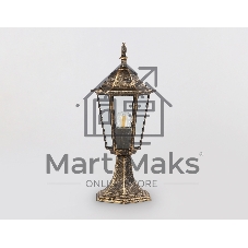 Светильник Ambrella light ST2025 GD/BK/CL золото/черный/прозрачный IP54 E27 max 40W D150*400