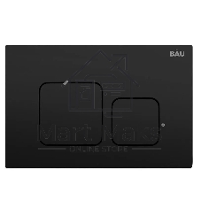 Комплект BAU 6 в 1: рамная инсталляция BAU NEO 45, унитаз подвесной безободковый торнадо Bau Nimb Hurricane-2, быстросъемное сиденье дюропласт микролифт, клавиша BAU Soul, черная матовая
