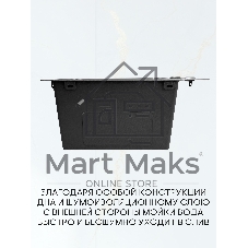 Мойка кухонная из нержавеющей стали BAU SOUL КТ4050S SATIN, сифон EASY CLEAN в комплекте.