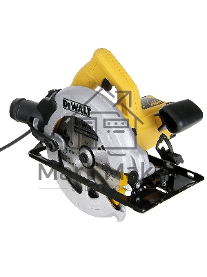 Пила циркулярная DeWALT DWE560K 1350Вт 5500об/мин 184x16мм макс.пропил 65мм в кейсе