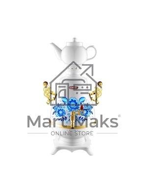 Самовар Centek СТ-0092 A (белый+рисунок+золото), 4.0л, 2300Вт, поддерж.t + LED индикатор, керам зав.