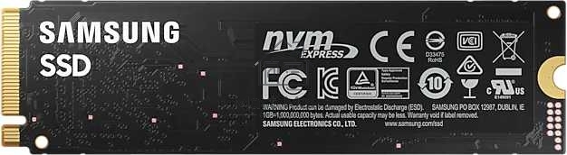 Накопитель SSD Samsung 980 MZ-V8V500BW, 500Gb, PCIe 3.0 x4, M.2 2280, NVMe, R/W 3100/2600