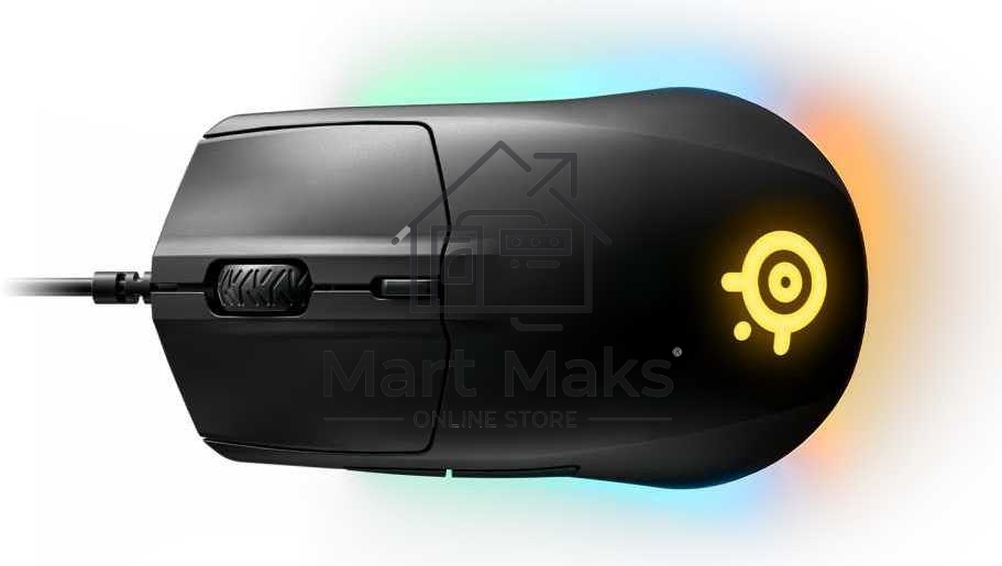 Мышь проводная SteelSeries Rival 3 черный, 8500 dpi, USB, кнопки - 6