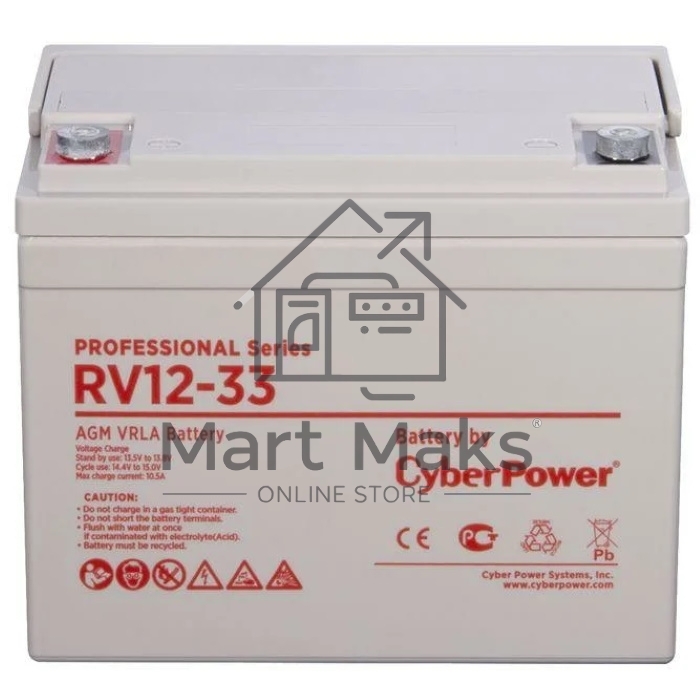 Батарея PS CyberPower RV 12-33 / 12 В 33 Ач